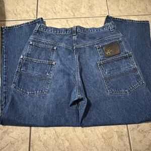 Y2K Beverly Hills Polo Club 10" leg opening baggy double pocket pants size 36x31